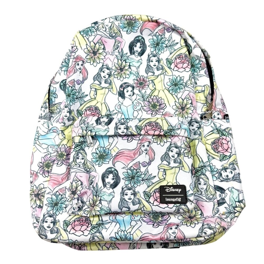 Rare Loungefly Princess Flowers Backpack - Great Condition